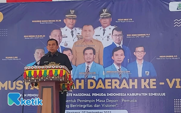 Thumbnail Berita - Buka Musda Ke-VI DPD KNPI Simeulue, Ini Harapan Bupati Mohammad Nasrun