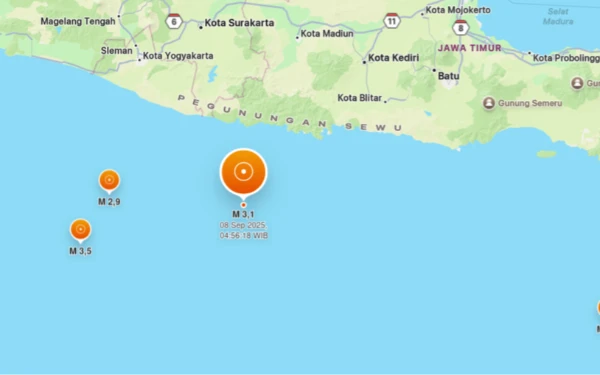 Thumbnail Pacitan Diguncang Gempa Bumi, BMKG Nganjuk Ungkap Penyebabnya