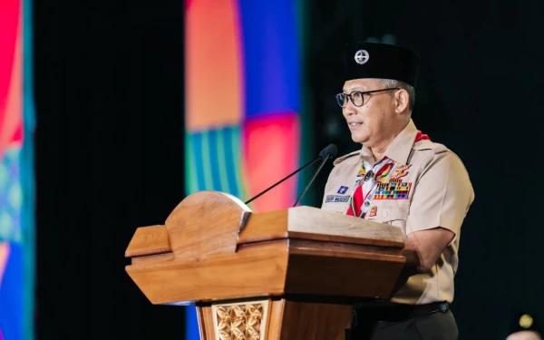 Thumbnail Ketua Kwarnas Budi Waseso di Jambore Muslim Dunia: Pramuka Muslim Harus Jadi Teladan