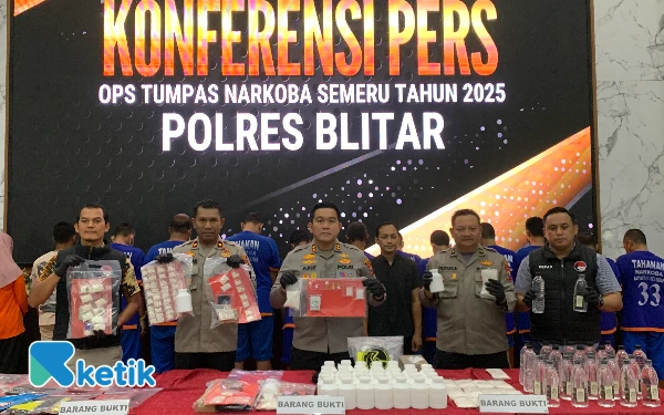 Thumbnail Berita - Polres Blitar Terus Komitmen Bongkar Jaringan Narkoba