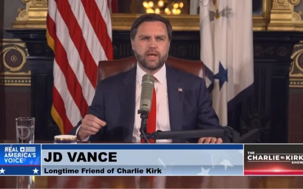 Thumbnail JD Vance Kecam Respon Publik Terhadap Kematian Charlie Kirk