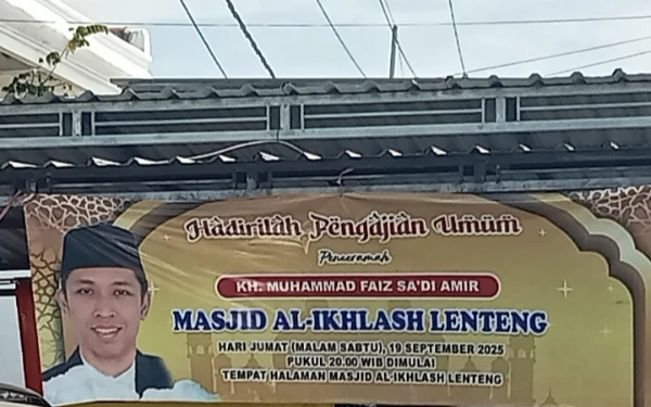 Thumbnail Berita - KH. Muhammad Faiz Sa'di Amir Gelar Pengajian di Masjid Besar Al Ikhlas Lenteng