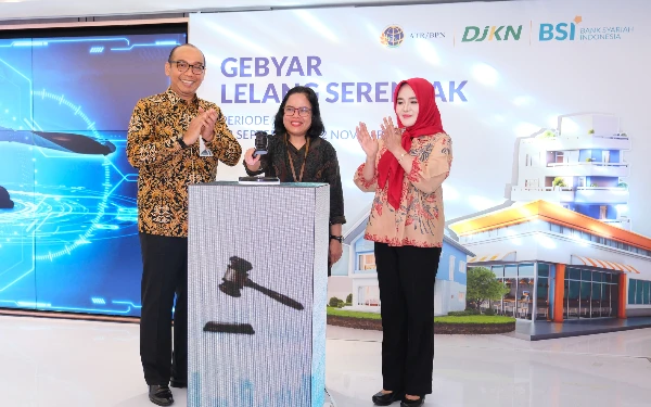 Thumbnail Ambil Bagian di Gelaran Lelang Serentak, BSI Tawarkan 2.000 Aset Legalitas Terjamin