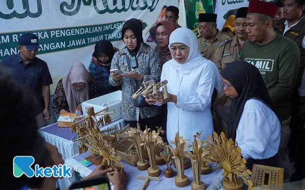 Thumbnail Berita - Perkuat Ketahanan Pangan, Pemprov Jatim Gelar Pasar Murah di Jombang