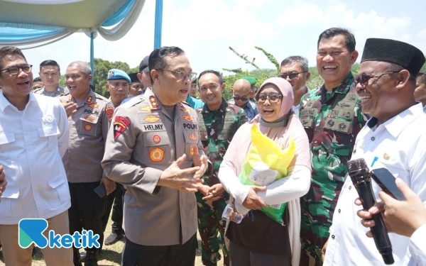 Polda Lampung Jamin Keterjangkauan Pangan Masyarakat