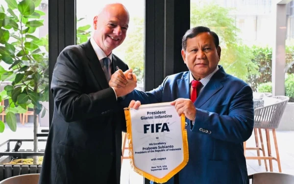 Thumbnail Presiden FIFA  soal Indonesia di Kualifikasi Piala Dunia: “Wish Luck!”