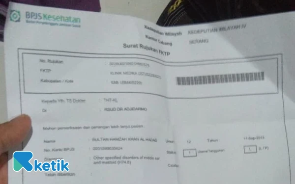 Thumbnail Berita - Dinkes Lebak 'Gercep' Selidiki Penolakan Pasien Rujukan di RSUD Adjidarmo, Temukan Kesalahan Sistem