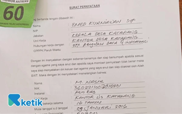 Prades Terjaring Validasi PPPK di Lebak, BKPSDM Pastikan Tak Diloloskan