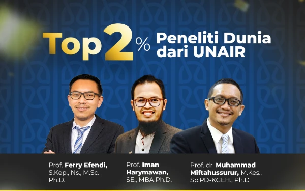 Thumbnail Bukti Kontribusi UNAIR di Riset Global, Ilmuwan Masuk Top 2% Peneliti Dunia!