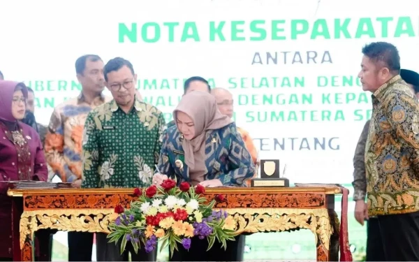 Thumbnail Berita - Pembangunan Musi Rawas Berbasis Data, Bupati Ratna Tanda Tangani MoU BPS