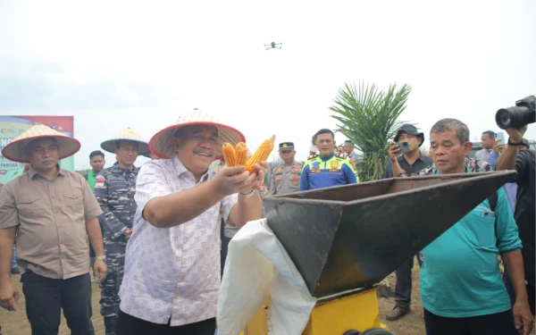 Thumbnail Berita - Panen Raya Jagung, Bupati Asahan Bersama Forkopimda Dorong Swasembada Pangan