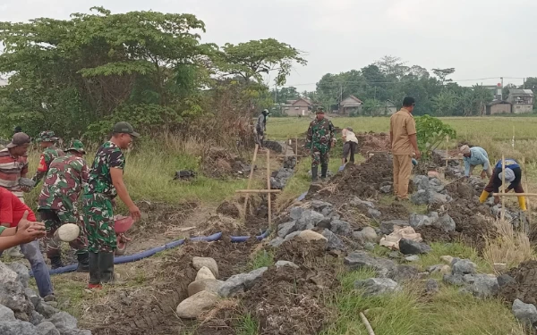 Thumbnail Pra TMMD Tahap IV, Kodim Pemalang Mulai Bangun Infrastruktur di Sukorejo Ulujami