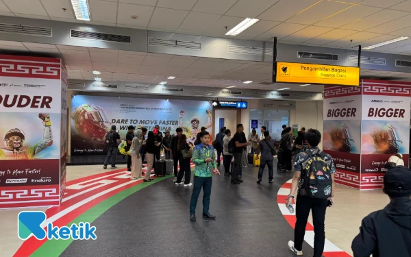 [Berita Foto] Suasana Bandara Internasional Lombok pada H-1 MotoGP Mandalika 2025