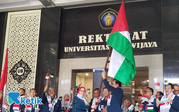 Thumbnail Bendera Palestina - Indonesia Berkibar di Setiap Sudut Universitas Brawijaya, Bukti Dukungan Kemerdekaan