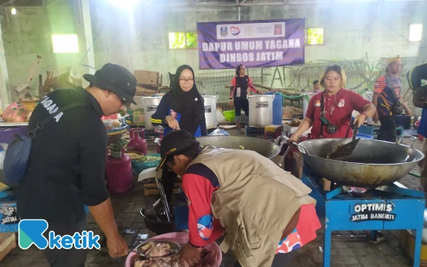 Thumbnail Berita - Dinas Sosial Jatim Siapkan Posko Dapur Umum hingga Trauma Healing