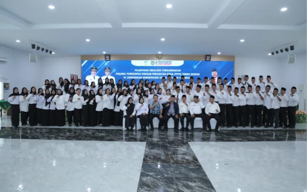 Thumbnail Berita - Siap Bertugas! PPPK Asahan Ikuti Pelantikan Serentak Kemensos RI