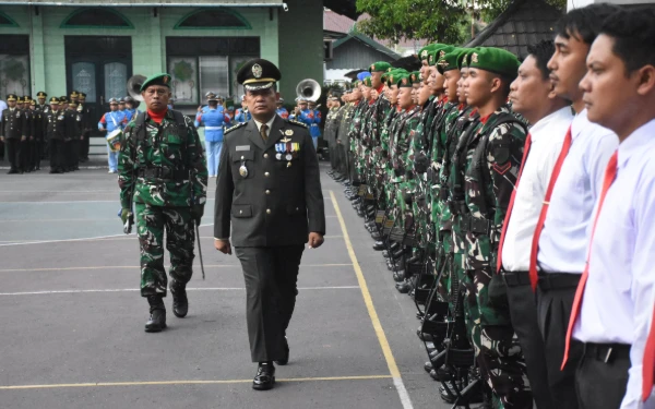 Thumbnail Berita - Getaran Jiwa Korsa di HUT ke-80 TNI, Korem Pamungkas Buktikan Kekuatan Sejati Bukan Hanya Alutsista