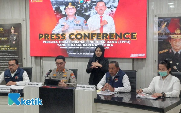 Thumbnail Ditresnarkoba Polda Jatim Mulai Jerat TPPU Bandar Narkoba