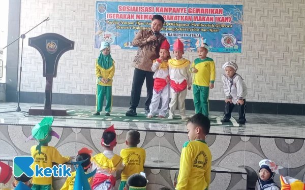 Thumbnail Bupati Tegal Dukung Gemarikan di Dukuhturi, Dorong Anak Sehat dan Cegah Stunting