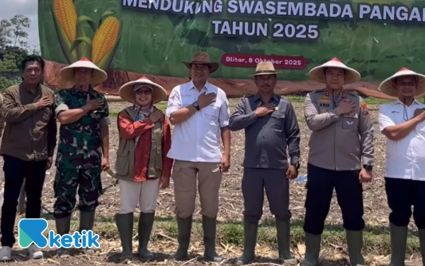 Thumbnail Berita - Polres Blitar Lepas 15 Ton Jagung ke Bulog, Wujud Dukungan terhadap Ketahanan Pangan Nasional