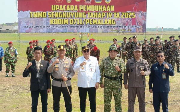 Thumbnail Berita - Wujudkan Pemerataan Pembangunan, Kodim 0711/Pemalang Gelar TMMD di Desa Sukorejo