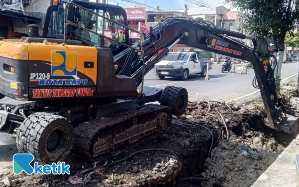 Thumbnail Revitalisasi 11 Titik Drainase di Kota Batu Telan Anggaran Rp 39,7 Miliar