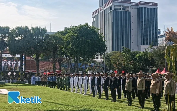 Thumbnail Puncak Peringatan HUT ke-80 Jawa Timur Penuh Khidmat dan Meriah