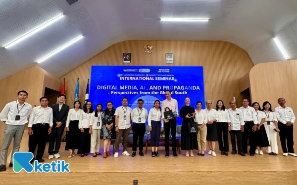 Thumbnail Berita - Gandeng Kampus dari Kroasia, FISIP Unwar Gelar Seminar Bahas Dampak Media Digital dan AI