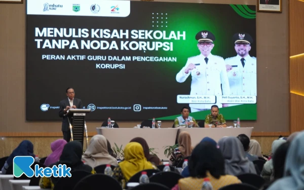 Thumbnail Perkuat Integritas Sekolah, 190 Guru di Kota Batu Dibekali Pencegahan Korupsi