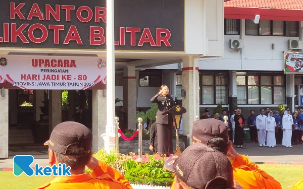 Thumbnail Berita - Elim Tyu Samba Tegaskan Semangat Hari Jadi Jawa Timur Harus Jadi Energi Baru Pemkot Blitar