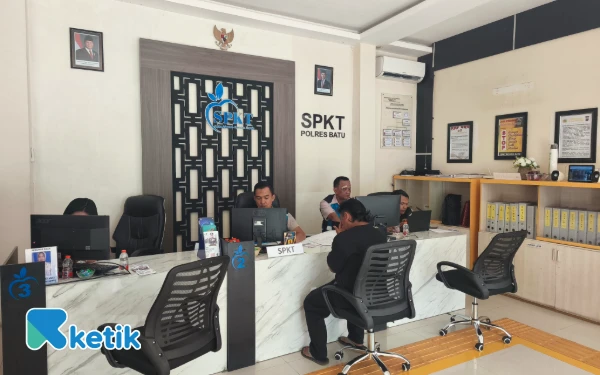 Thumbnail Polres Batu Simulasikan Layanan Cepat Call Center