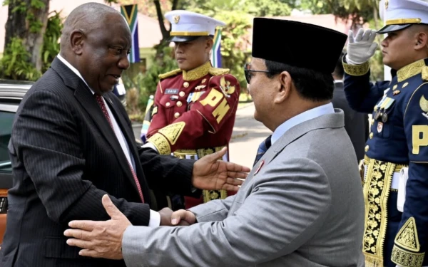 Thumbnail Presiden Prabowo Sambut Hangat Kedatangan Presiden Afsel Ramaphosa di Istana Merdeka