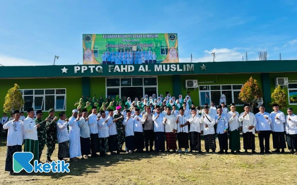 Thumbnail Berita - Hari Santri Nasional, PCNU Kota Sorong Gelar Upacara di Ponpes Fahd Al Muslim