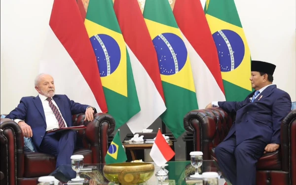 Thumbnail Lula Serukan Penguatan Hubungan Indonesia dan Brasil yang Sudah Terjalin 17 Tahun