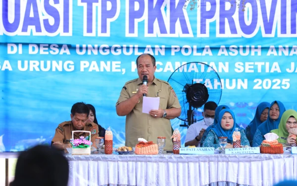Thumbnail Berita - Bangun Keluarga Tangguh, TP PKK Sumut Gelar Evaluasi Lomba HKG PKK 2025 di Asahan