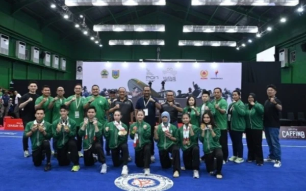 Thumbnail Berita - Raih 13 Medali Emas, Wushu Jatim Juara Umum PON Bela Diri 2025