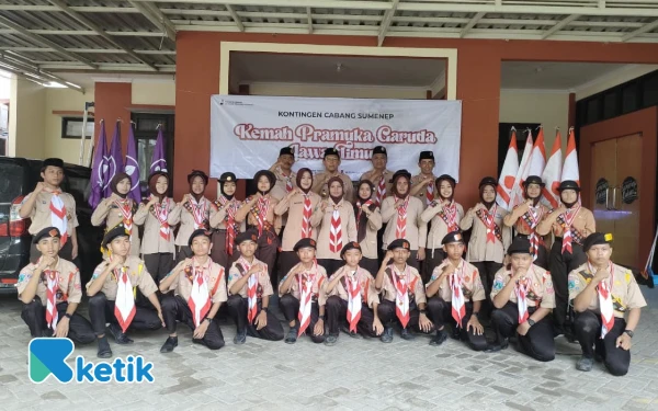 Thumbnail Berita - Pramuka Garuda Sumenep Siap Kibarkan Semangat di Kemah Jawa Timur 2025
