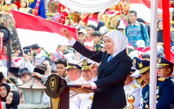 Peringatan Sumpah Pemuda Ke-97, Khofifah: Jatim dalam Momentum Bonus Demografi dengan 8 Juta Lebih Penduduk Muda