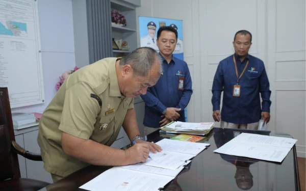 Thumbnail Berita - Pemkab Asahan dan BPS Tandatangani MoU Pemutakhiran Data DTSEN