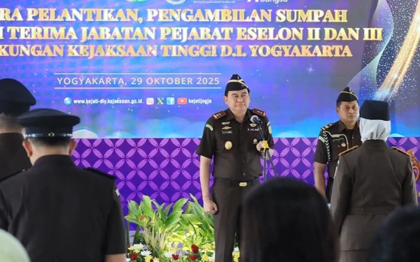 Thumbnail Rotasi Besar Kejati DIY, I Gde Ngurah Sriada Tekankan Moral Sosial dan Integritas