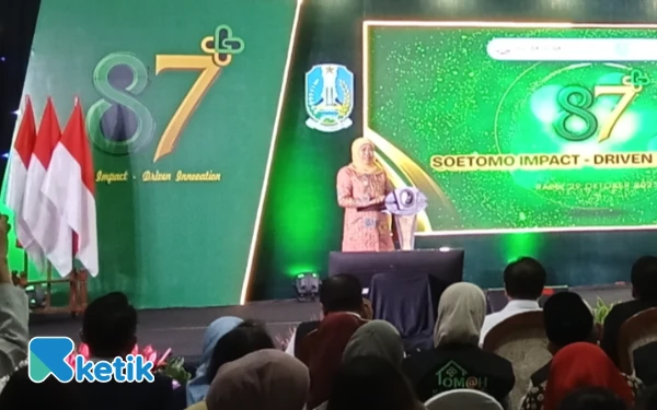 Thumbnail Hadiri HUT RSUD Dr Soetomo, Gubernur Khofifah: Jatim Harus BISA!