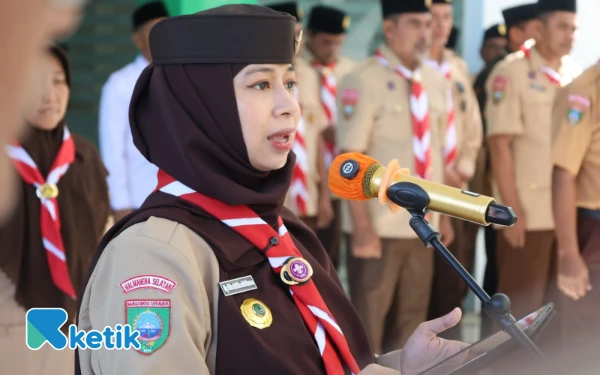 Thumbnail Rifa’at Al Sa’adah Bassam Beri Semangat Peserta Pramuka Halsel Menuju Gorontalo 2025