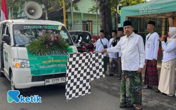 Thumbnail Berita - PCNU Trenggalek Gelar Pawai Ta'aruf HSN 2025, Begini Kata Sukarodin