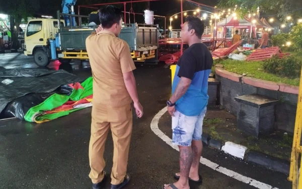 Thumbnail Gercep Pemkab Sleman, Tertibkan Pasar Malam Denggung yang Dikeluhkan Warga