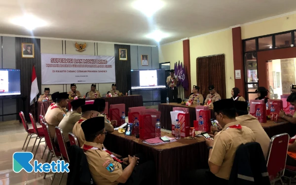 Thumbnail Berita - Bangun Pramuka Lebih Berkualitas, Kwarda Jatim Supervisi Kwarcab Sumenep