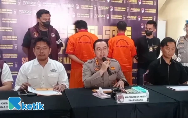 Thumbnail Polrestabes Palembang Bongkar Jaringan Narkoba Antarprovinsi, 4 Kg Sabu Dikemas dalam Teh Cina
