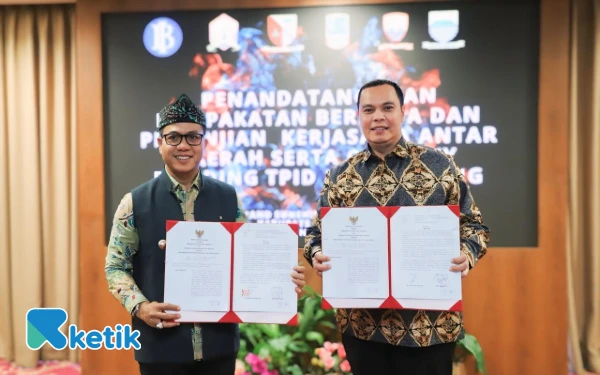 Thumbnail Berita - Pertegas Pasokan Cabai dan Bawang Asal Kabupaten Bandung, Pemkot Serang-Pemkab Bandung Teken MoU