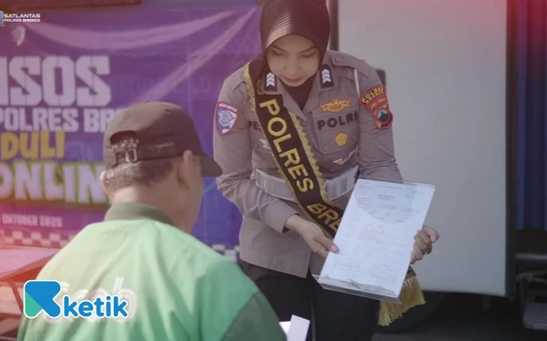 Thumbnail Berita - Polantas Brebes Jalin Silaturahmi dan Edukasi Ojol, Keselamatan Nomor Satu!