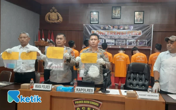 Thumbnail Berita - Polres Aceh Singkil Amankan Dua Mahasiswa Bawa Sabu dan Ekstasi dari Medan