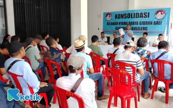 Menyasar Buleleng, Relawan Gibran Bali Lakukan Konsolidasi Organisasi